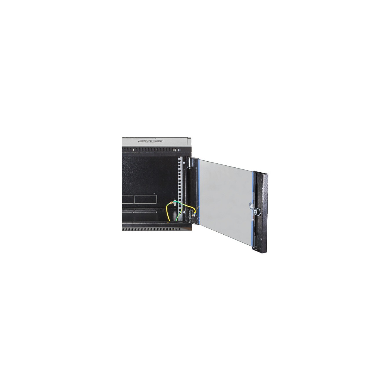 Buy 19' Wandgehäuse Flat Pack 12HE, Tiefe 450 mm, schwarz in Cyprus, Nicosia, Limassol, Larnaka, Pafos