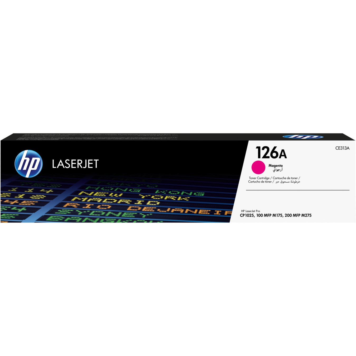 HP 126A Original LaserJet Toner Cartridge - CE313A - Magenta, Standard Yield (~1,000 pages) - 1-Pack