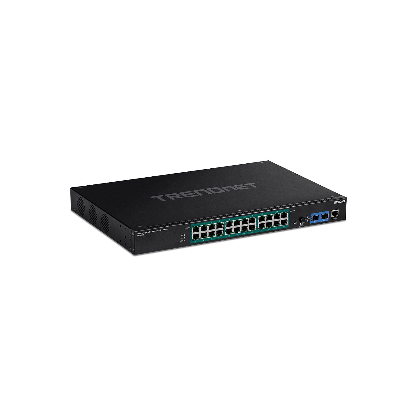 Buy TRENDnet TI-RP262i 26-Port Industrial Rackmount PoE+ Switch Gigabit L2 Managed in Cyprus, Nicosia, Limassol, Larnaka, Pafos