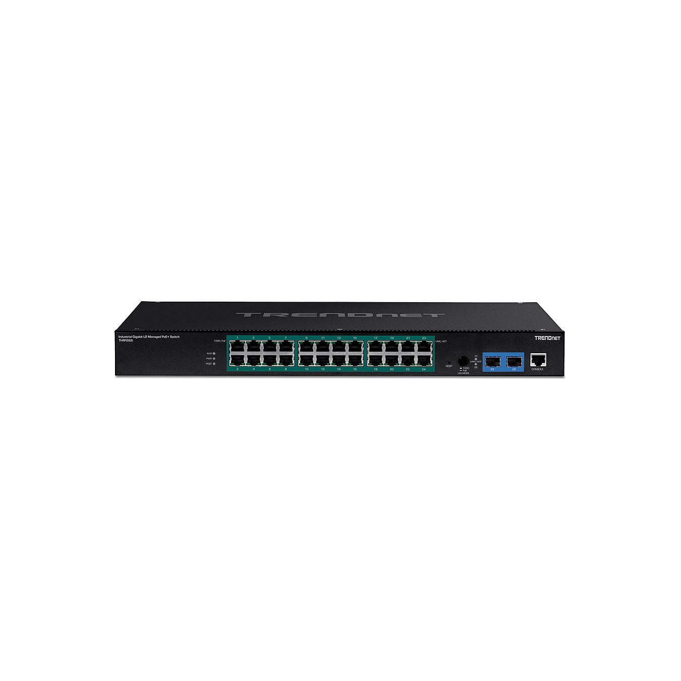 Buy TRENDnet TI-RP262i 26-Port Industrial Rackmount PoE+ Switch Gigabit L2 Managed in Cyprus, Nicosia, Limassol, Larnaka, Pafos