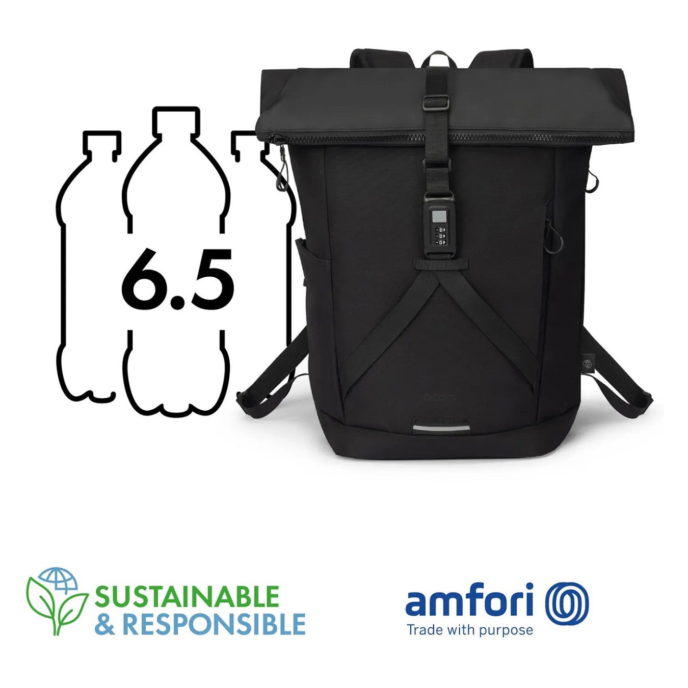Buy Dicota Backpack COMMUTER - Rolltop 13-16 Zoll in Cyprus, Nicosia, Limassol, Larnaka, Pafos