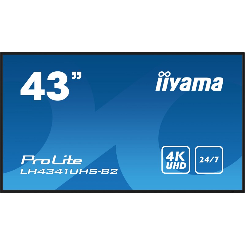 Buy IIYAMA LH4341UHS-B2 - 43" (108cm) IPS 4K UHD Digital Signage - Android 8.0, ... in Cyprus, Nicosia, Limassol, Larnaka, Pafos