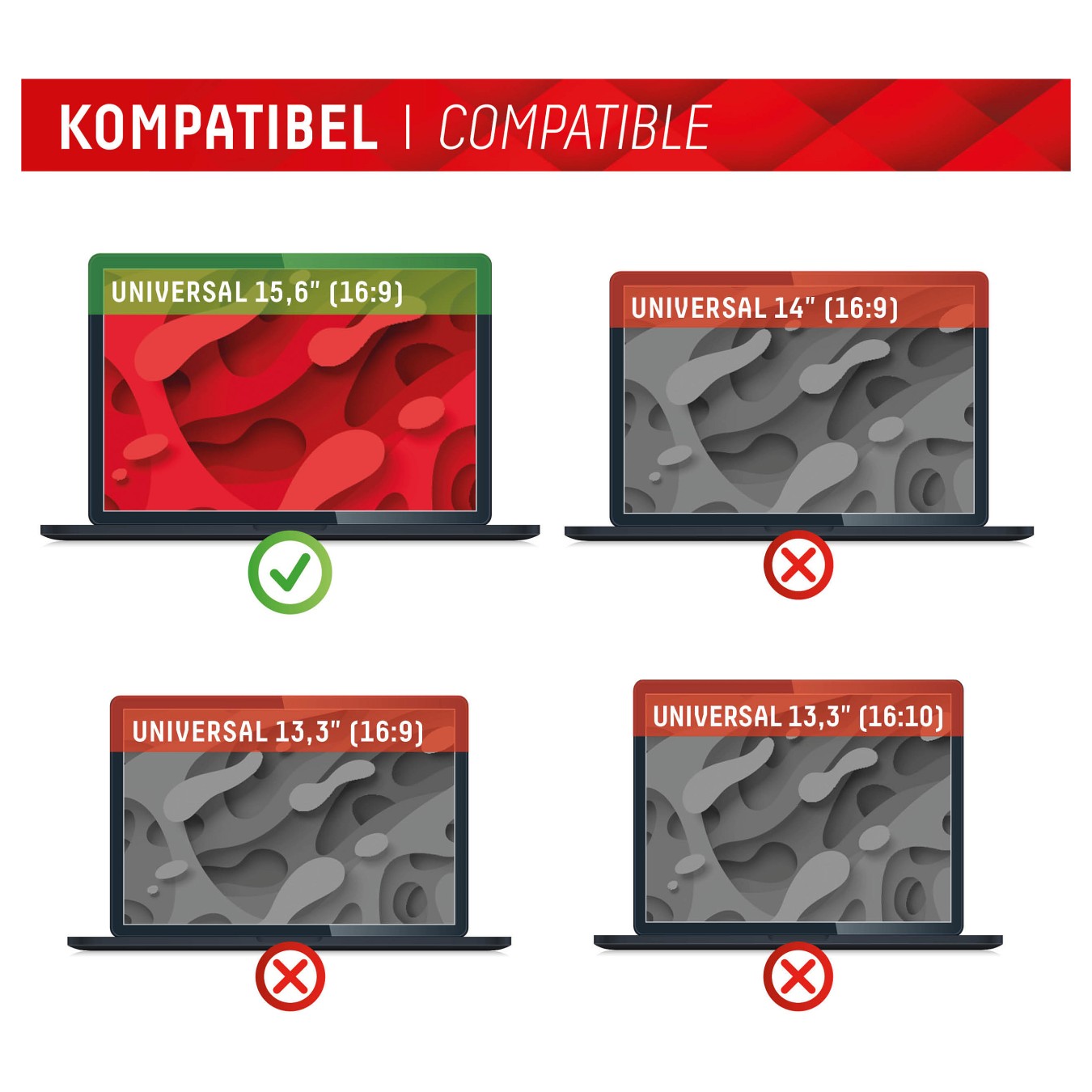 Buy DISPLEX Blickschutzfilter Privacy Safe für Notebooks mit 15,6' (16:9) in Cyprus, Nicosia, Limassol, Larnaka, Pafos