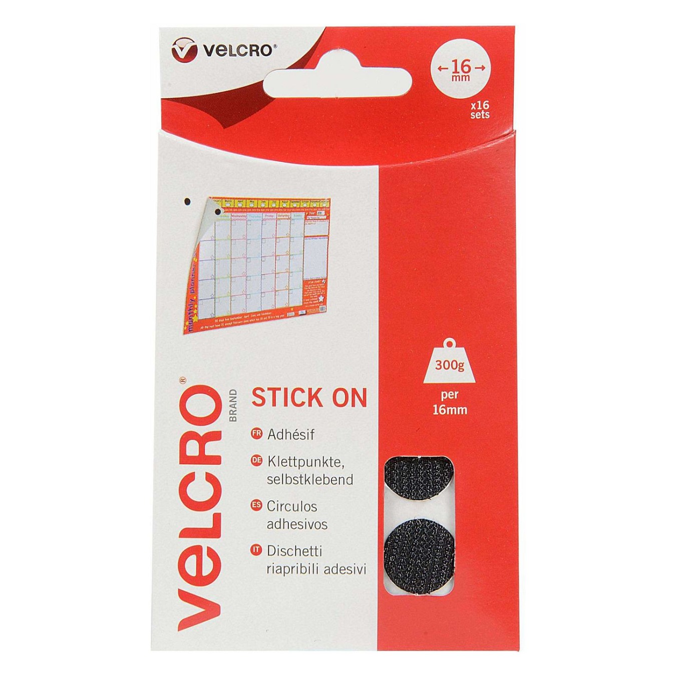Buy VELCRO Klettpunkte Selbstklebend, Haken & Flausch 16mm x 16 sets Schwarz in Cyprus, Nicosia, Limassol, Larnaka, Pafos