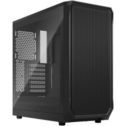 Buy Fractal Design Focus 2 - Black Tempered Glass Mid-Tower PC Case (ATX/mATX/Mi... in Cyprus, Nicosia, Limassol, Larnaka, Pafos