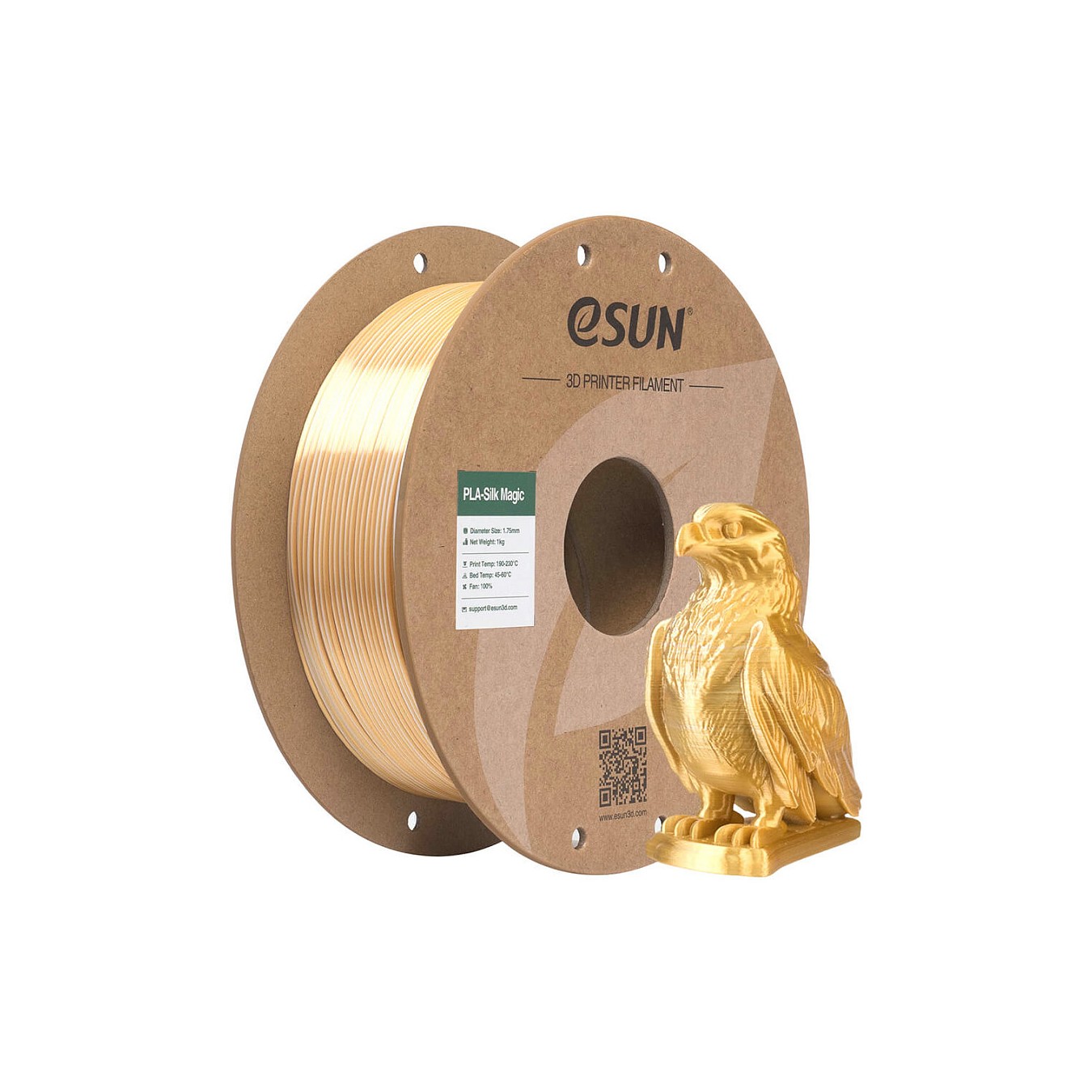 Buy EPLA-SILK MAGIC 1,75mm GOLD SILVER 1kg in Cyprus, Nicosia, Limassol, Larnaka, Pafos