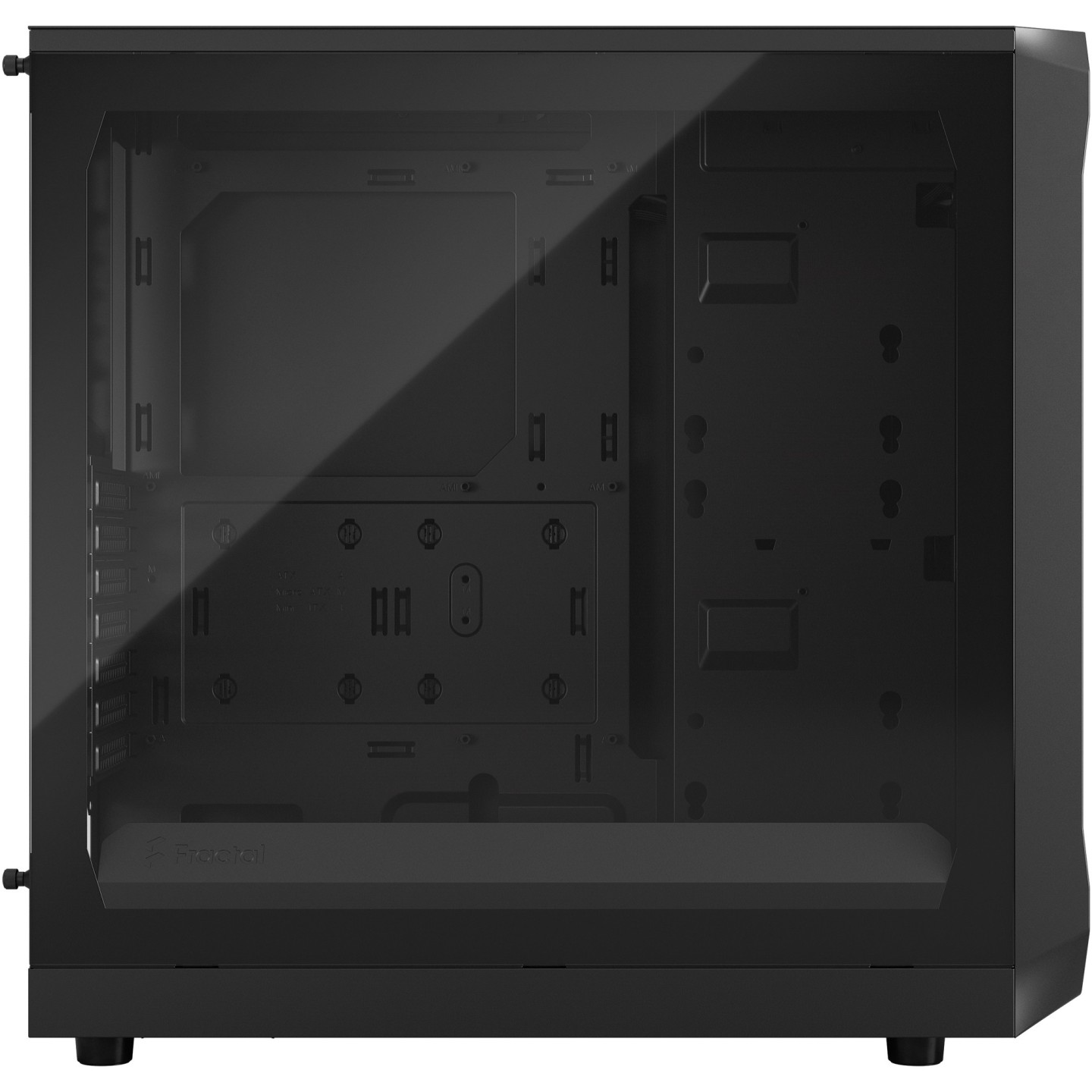 Fractal Design Focus 2 Black Tempered Glass Mid-Tower PC Case (ATX/mATX/Mini-ITX) — Buy in Cyprus with Fast Delivery