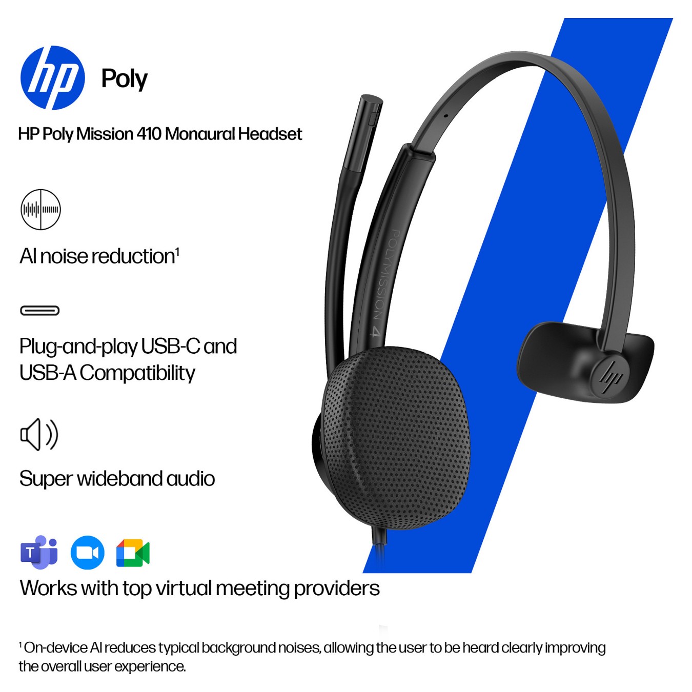 Buy HP POLY MISSION 425 AI NOISE in Cyprus, Nicosia, Limassol, Larnaka, Pafos