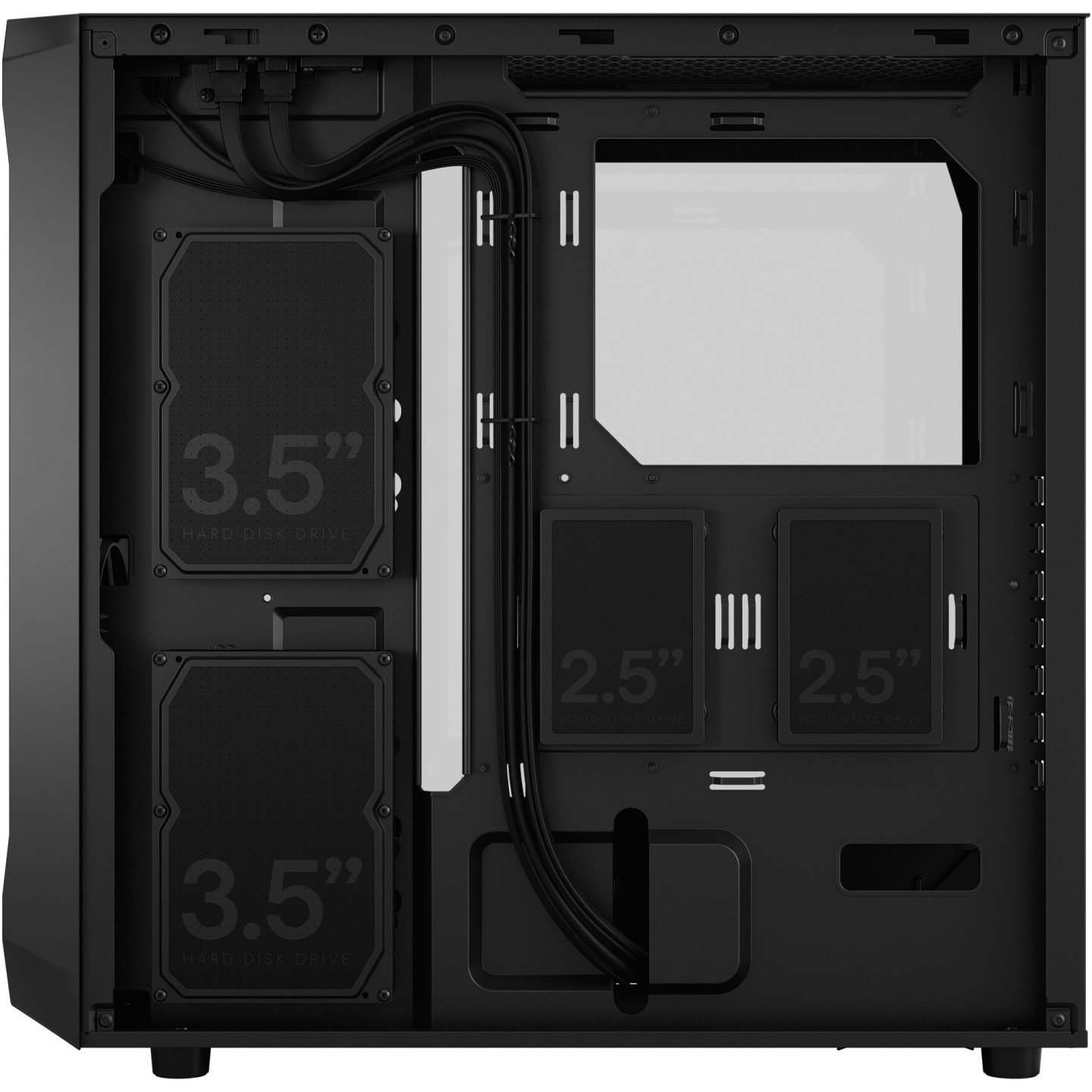 Fractal Design Focus 2 Black Tempered Glass Mid-Tower PC Case (ATX/mATX/Mini-ITX) — Buy in Cyprus with Fast Delivery