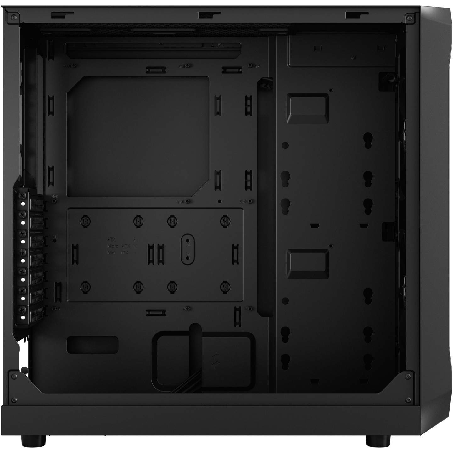 Fractal Design Focus 2 Black Tempered Glass Mid-Tower PC Case (ATX/mATX/Mini-ITX) — Buy in Cyprus with Fast Delivery