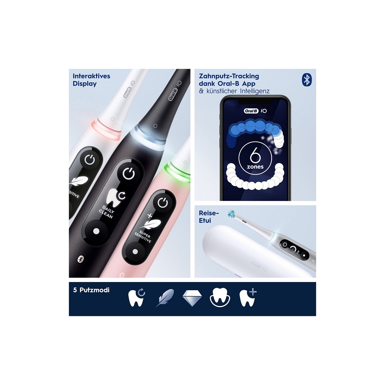Buy Oral-B iO Series 6 White in Cyprus, Nicosia, Limassol, Larnaka, Pafos