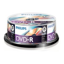 Buy 1x25 Philips DVD-R 4,7GB 16x SP in Cyprus, Nicosia, Limassol, Larnaka, Pafos