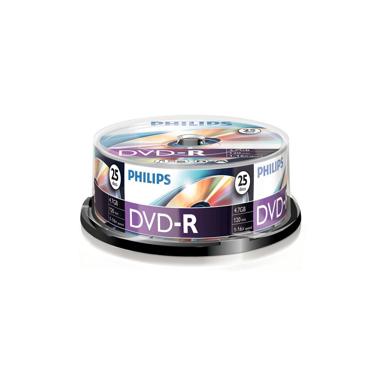 Buy 1x25 Philips DVD-R 4,7GB 16x SP in Cyprus, Nicosia, Limassol, Larnaka, Pafos