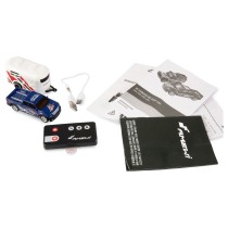 Buy Amewi RC Pickup Die Cast mit Wohnwagen 1:64 RTR blau 6+ in Cyprus, Nicosia, Limassol, Larnaka, Pafos