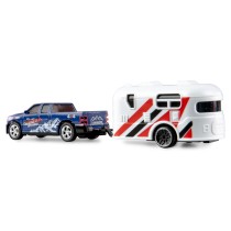 Buy Amewi RC Pickup Die Cast mit Wohnwagen 1:64 RTR blau 6+ in Cyprus, Nicosia, Limassol, Larnaka, Pafos