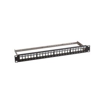 Buy EFB Verteilerfeld 19' 1HE 24-Port metall schwarz mit 24x Keystone slimline CAT6a in Cyprus, Nicosia, Limassol, Larnaka, Pafo