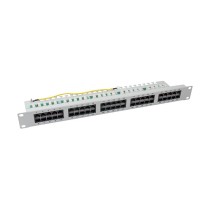 Buy Patchpanel 50xRJ45 8 4 1HE ISDN, grau, Cat. 3 in Cyprus, Nicosia, Limassol, Larnaka, Pafos