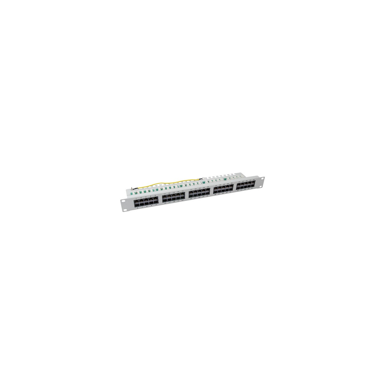 Buy Patchpanel 50xRJ45 8 4 1HE ISDN, grau, Cat. 3 in Cyprus, Nicosia, Limassol, Larnaka, Pafos