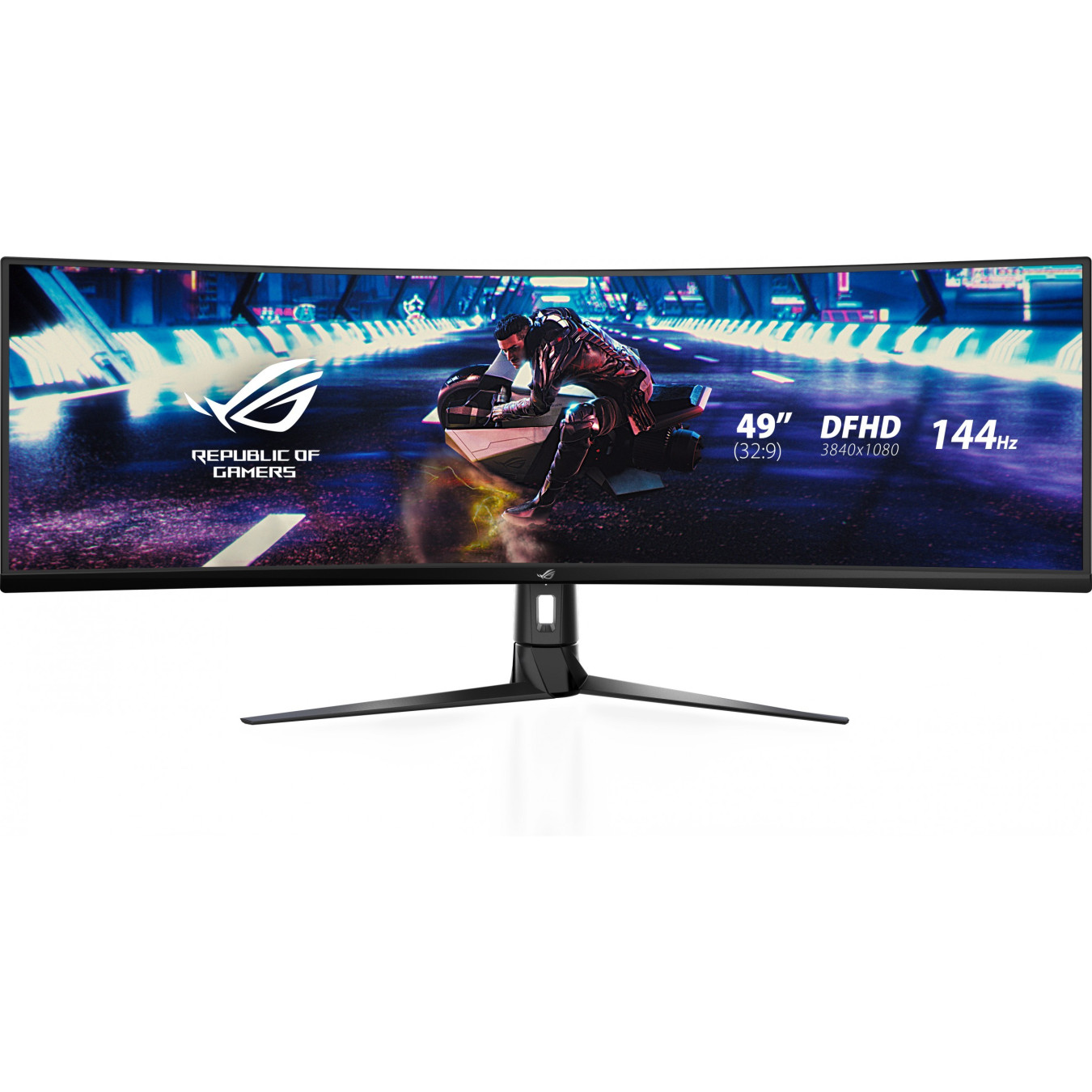 ASUS ROG Strix XG49VQ - 49" Curved UltraWide 32:9 VA HDR400 144Hz Gaming Monitor (Black) — Buy in Cyprus with Fast Delivery
