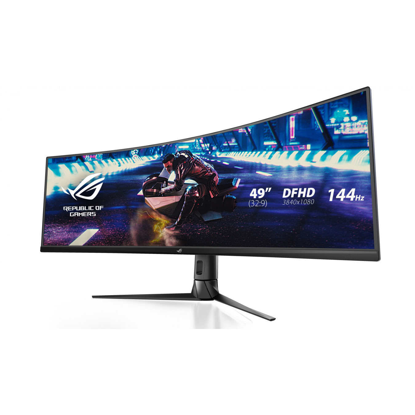 ASUS ROG Strix XG49VQ - 49" Curved UltraWide 32:9 VA HDR400 144Hz Gaming Monitor (Black) — Buy in Cyprus with Fast Delivery