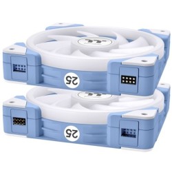 Buy Thermaltake SWAFAN EX14 ARGB 140mm 3-Pack - Hydrangea Blue LEDs, White Frame... in Cyprus, Nicosia, Limassol, Larnaka, Pafos