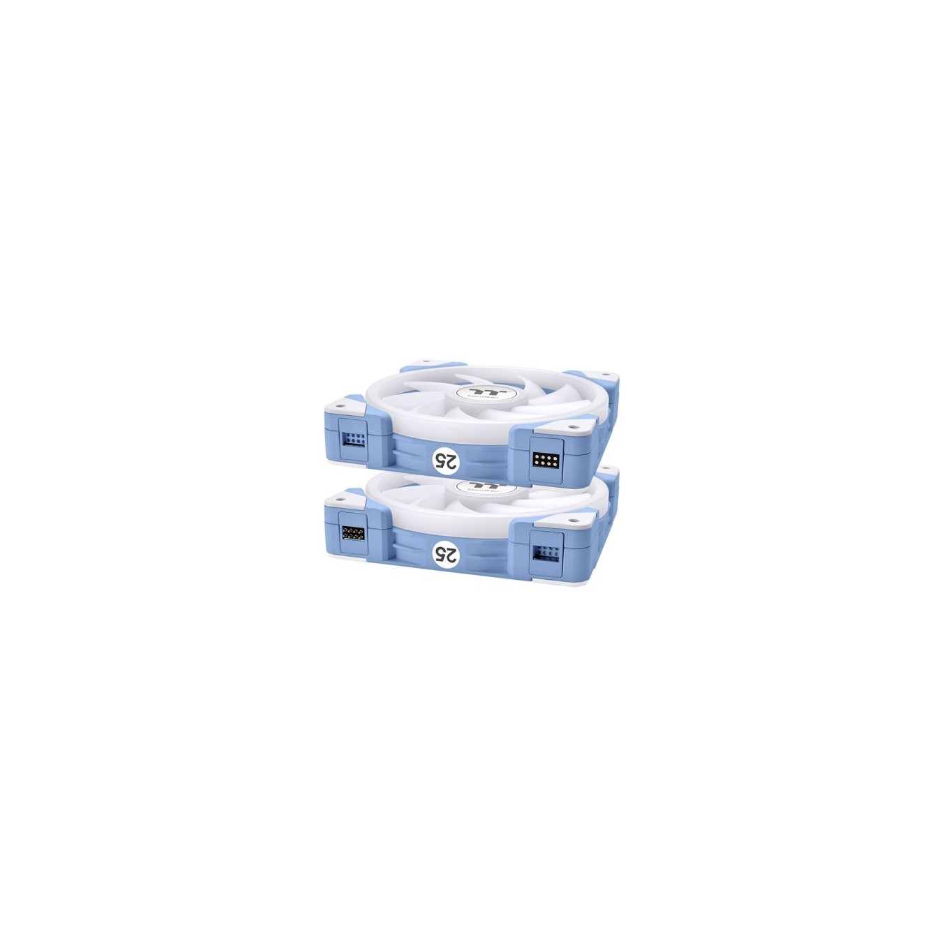 Thermaltake SWAFAN EX14 ARGB 140mm 3-Pack - Hydrangea Blue LEDs, White Frame - TT Premium Edition