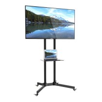 Buy Techly TV LED LCD Wagen f. LCD LED TV 30'-65' höhenverstellb in Cyprus, Nicosia, Limassol, Larnaka, Pafos