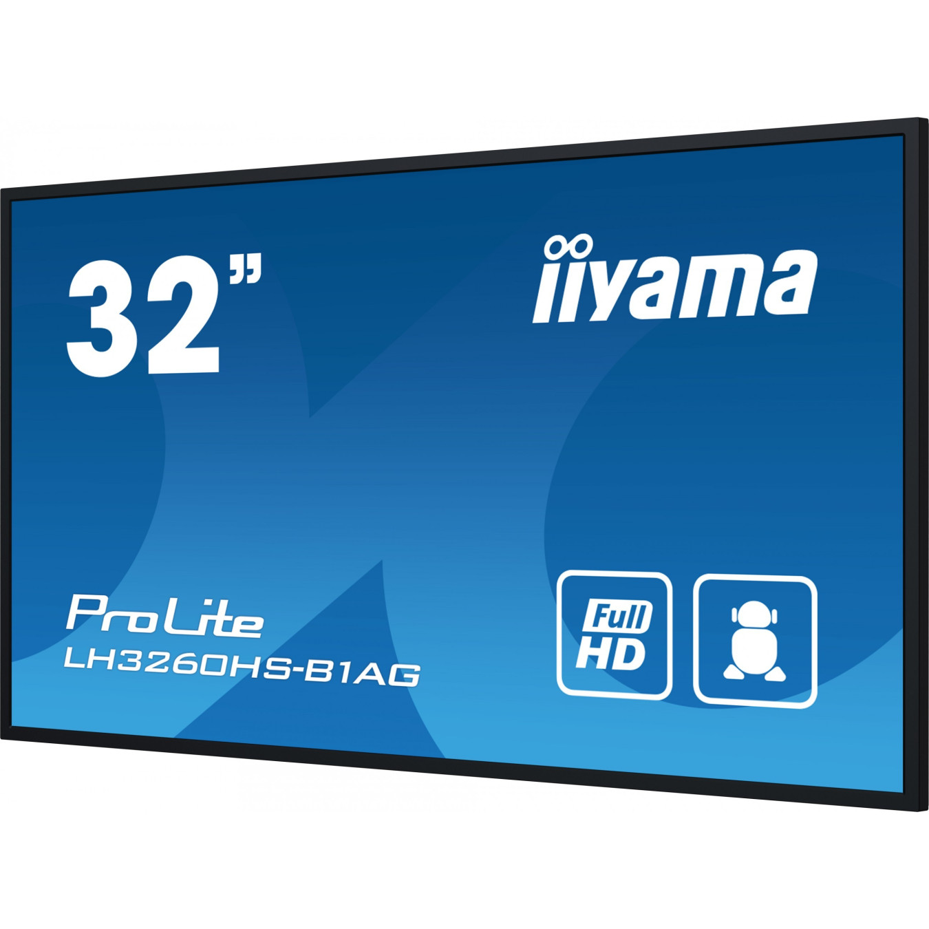 iiyama LH3260HS-B1AG - 31.5" Full HD Digital Signage Display, Android 11, 16GB, 2GB RAM, 3xHDMI, Black