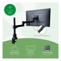 Buy R-Go Monitorarm 0'-32' 2TFT Max.8KG(2x) Zepher4 silb. in Cyprus, Nicosia, Limassol, Larnaka, Pafos