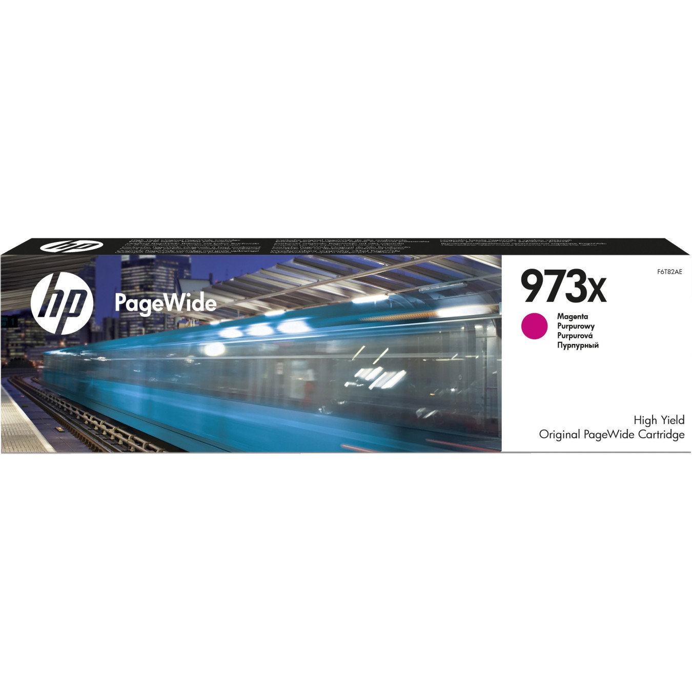HP 973X High-Yield Magenta PageWide Ink Cartridge - F6T82AE - 86 ml, ~7000 pages, Pigment-based, Original