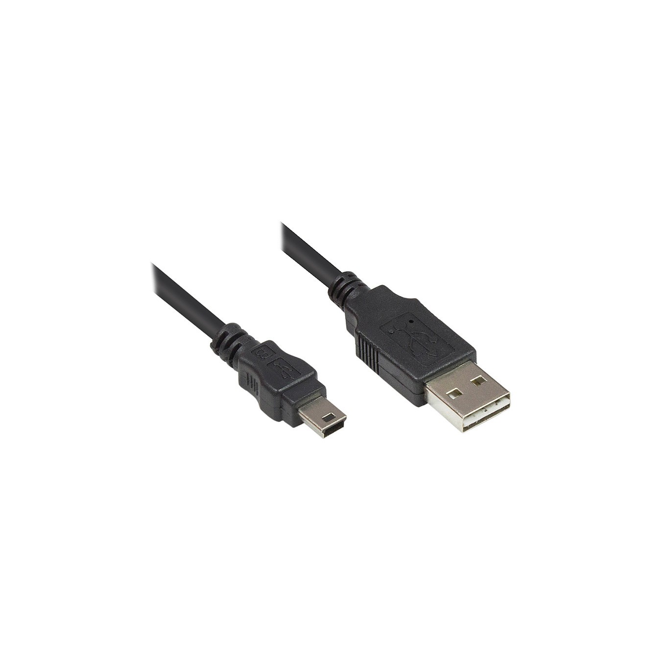 Buy Good Connections USB2.0 Kabel EASY A-Mini B5pol. schw. 0,5m in Cyprus, Nicosia, Limassol, Larnaka, Pafos