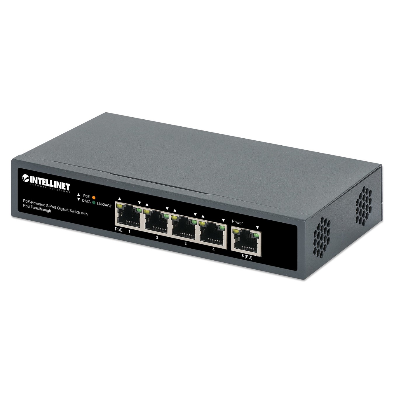 Buy Intellinet PoE-Powered 5-Port Gigabit Switch mit PoE-Passthrough in Cyprus, Nicosia, Limassol, Larnaka, Pafos