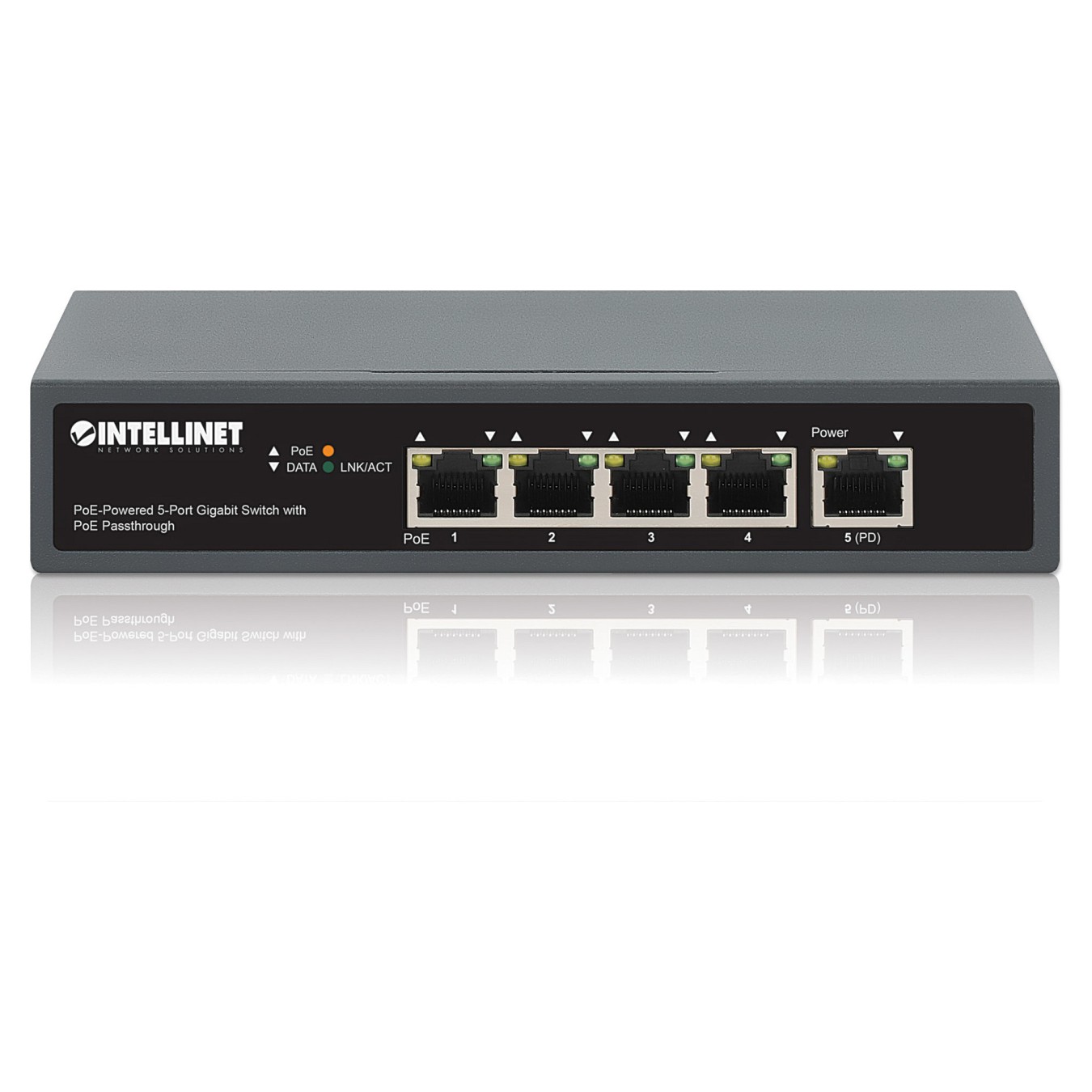 Buy Intellinet PoE-Powered 5-Port Gigabit Switch mit PoE-Passthrough in Cyprus, Nicosia, Limassol, Larnaka, Pafos