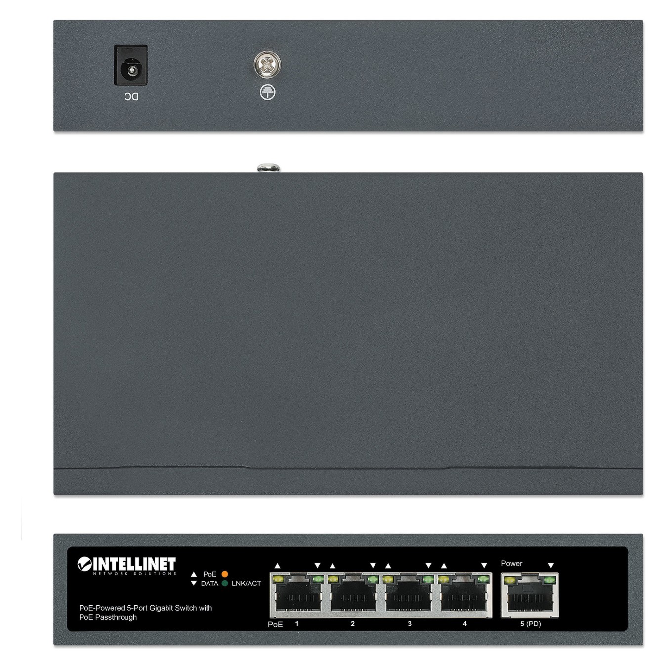 Buy Intellinet PoE-Powered 5-Port Gigabit Switch mit PoE-Passthrough in Cyprus, Nicosia, Limassol, Larnaka, Pafos