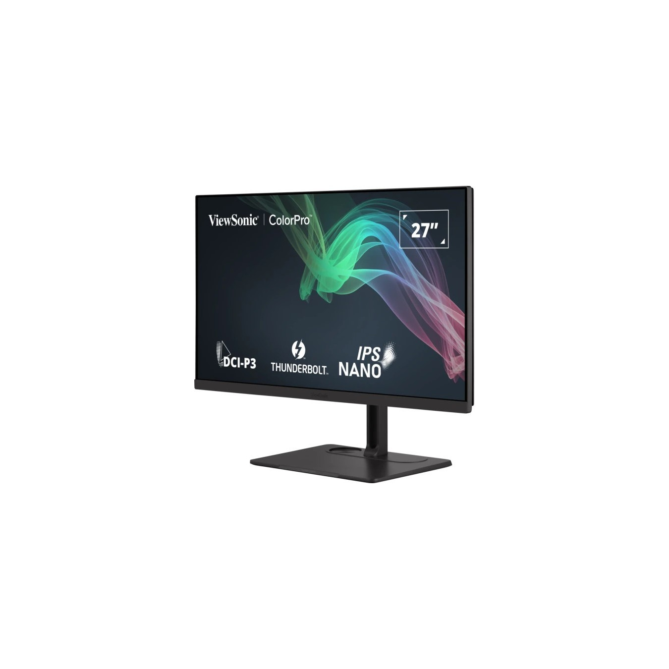 ViewSonic VP2776T-4K - 27" 4K UHD IPS Monitor, HDR400, USB-C PD, DP1.4 & HDMI 2.1, 5ms, 100% sRGB (Black)