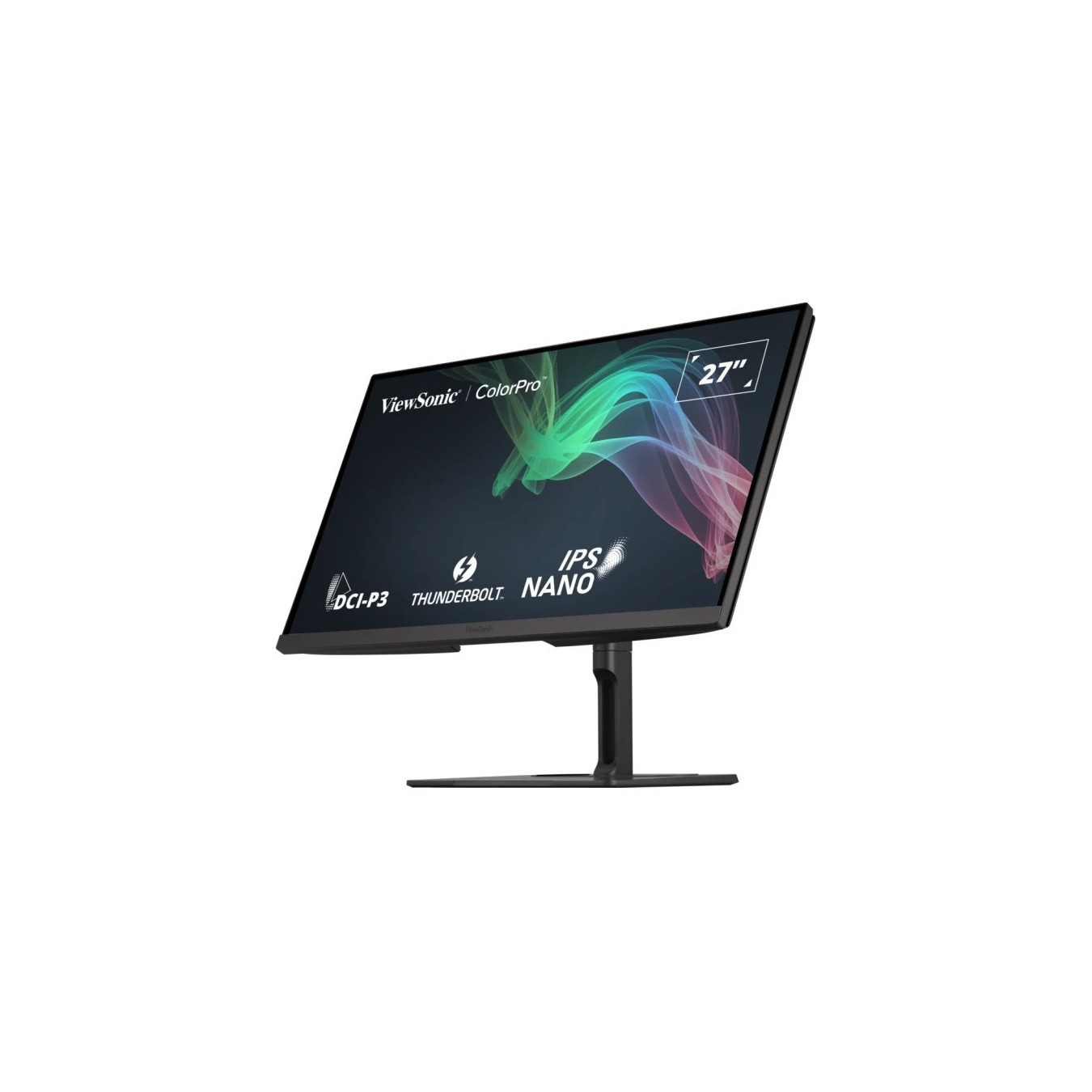 ViewSonic VP2776T-4K - 27" 4K UHD IPS Monitor, HDR400, USB-C PD, DP1.4 & HDMI 2.1, 5ms, 100% sRGB (Black)