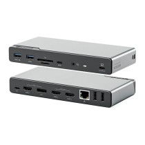 Buy Alogic 14-in-1 USB-C PD DV4 Quad Display Docking Station Space Gr in Cyprus, Nicosia, Limassol, Larnaka, Pafos