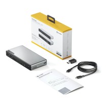 Buy Alogic 14-in-1 USB-C PD DV4 Quad Display Docking Station Space Gr in Cyprus, Nicosia, Limassol, Larnaka, Pafos
