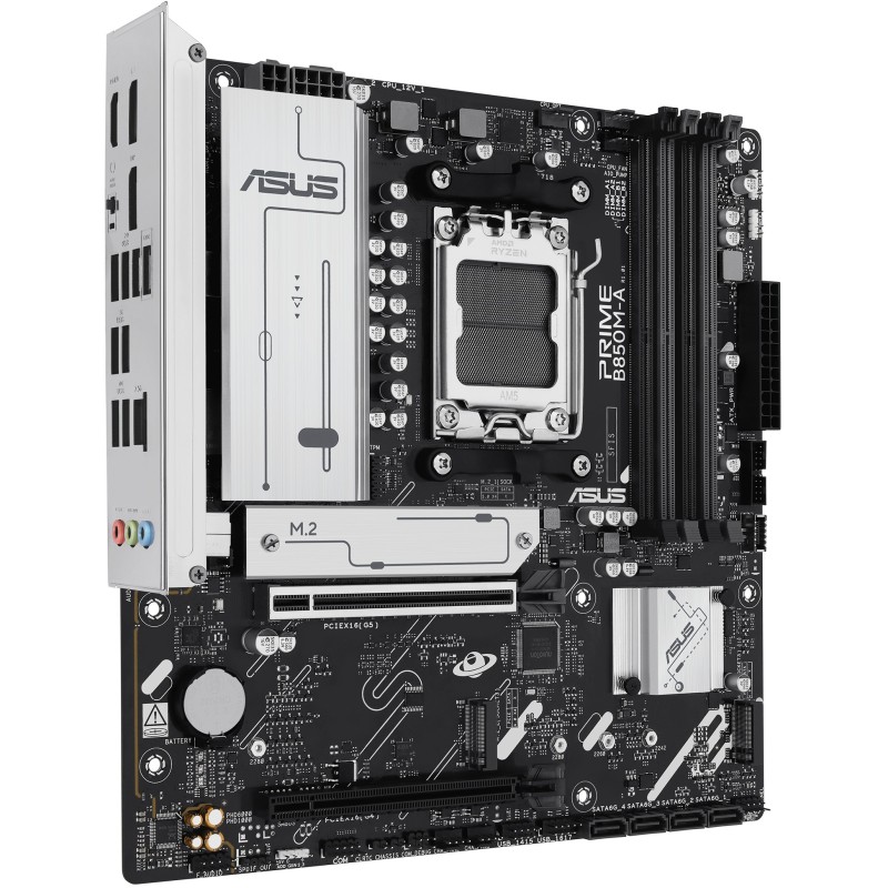 Buy ASUS PRIME B850M-A-CSM - AM5 micro-ATX Motherboard, DDR5 up to 256GB, 3x M.2... in Cyprus, Nicosia, Limassol, Larnaka, Pafos