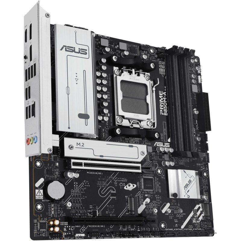 Buy ASUS PRIME B850M-A-CSM - AM5 micro-ATX Motherboard, DDR5 up to 256GB, 3x M.2... in Cyprus, Nicosia, Limassol, Larnaka, Pafos
