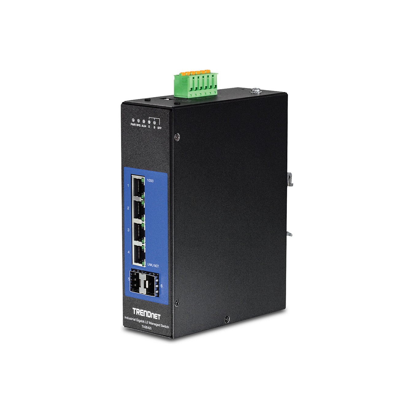 Buy TRENDnet TI-G642i DIN-Rail Switch 6-Port Industrial Gigabit L2 in Cyprus, Nicosia, Limassol, Larnaka, Pafos