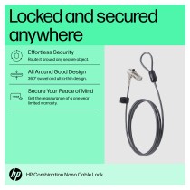 Buy HP Nano Combination Cable Lock in Cyprus, Nicosia, Limassol, Larnaka, Pafos