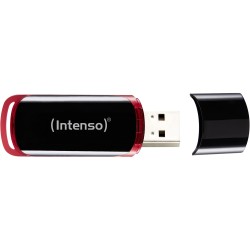 Buy Intenso USB 2.0 Flash Drive 64GB - USB-A - Black/Red, 28 MB/s read, 6.5 MB/s... in Cyprus, Nicosia, Limassol, Larnaka, Pafos