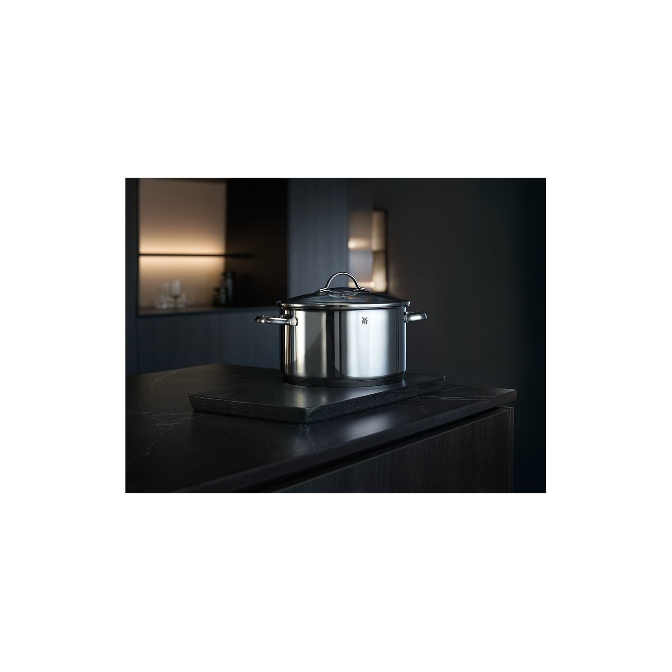 Buy WMF Provence Plus Topf-Set Bratentopf (2,5l), Fleischtöpfe(1,9l), (3,3l), (5,7l), Stielkasserolle (1,7l) silber in Cyprus, N