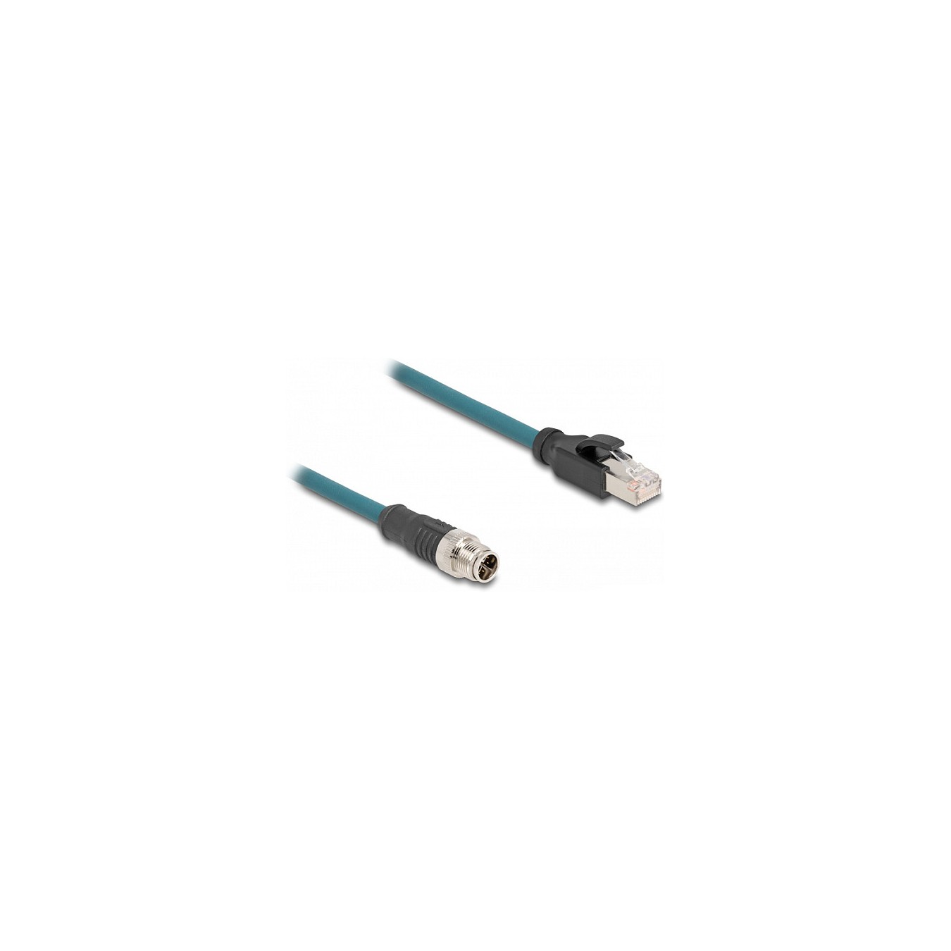 Buy Delock M12 Adapterkabel X-kodiert 8 Pin Stecker zu RJ45 Stecker 50 cm in Cyprus, Nicosia, Limassol, Larnaka, Pafos