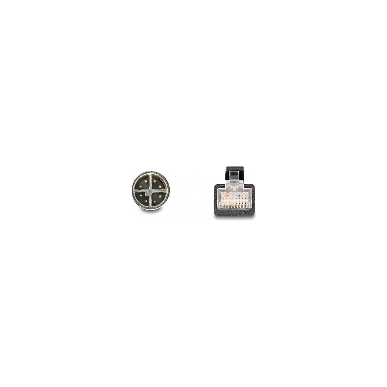Buy Delock M12 Adapterkabel X-kodiert 8 Pin Stecker zu RJ45 Stecker 50 cm in Cyprus, Nicosia, Limassol, Larnaka, Pafos