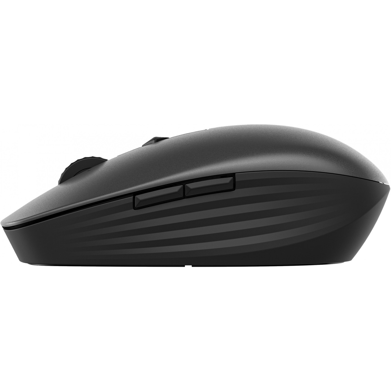HP 710 Rechargeable Silent Mouse - Black - Ambidextrous, 3000 DPI, Bluetooth 5.3 + 2.4GHz (USB-A Receiver), 7 Buttons