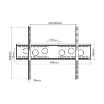 Buy Hagor WH 85 F - Wandhalterung starr - 55-110' schwarz in Cyprus, Nicosia, Limassol, Larnaka, Pafos