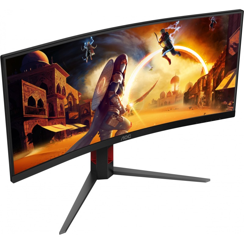 Buy AOC CU34G4 - 34-inch (86.4 cm) Curved UWQHD 3440x1440, 180Hz, Fast VA, 1ms G... in Cyprus, Nicosia, Limassol, Larnaka, Pafos