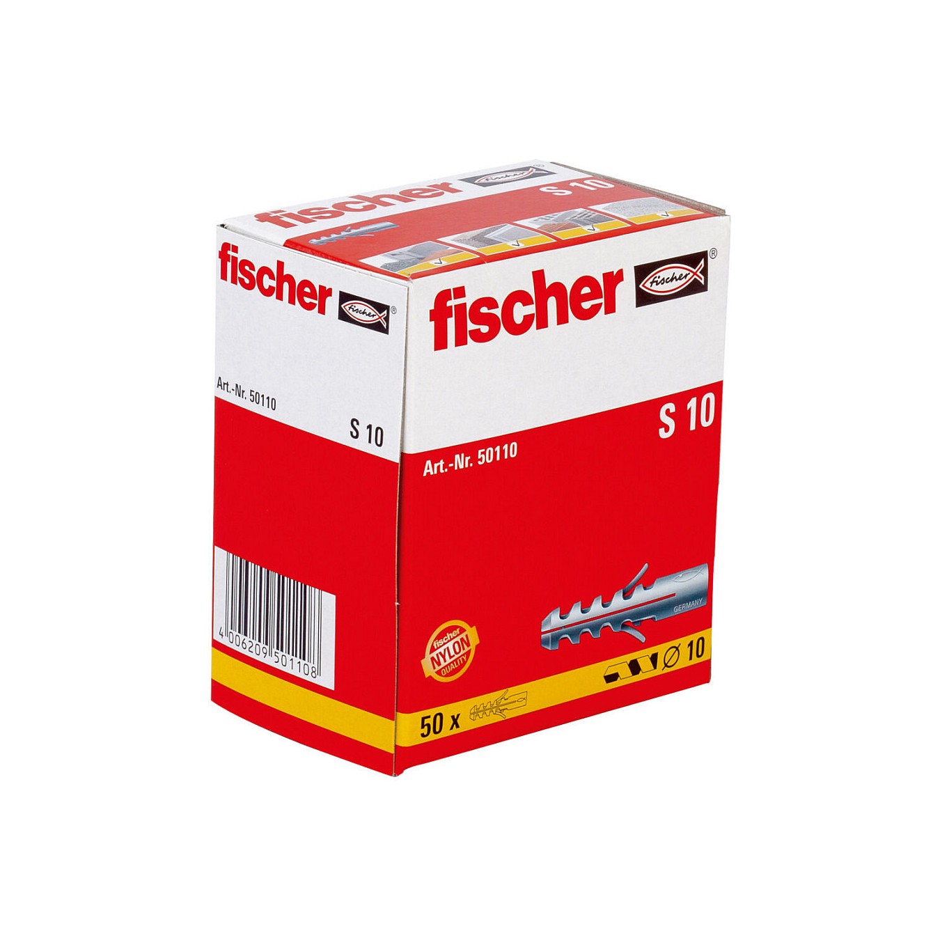 Buy Fischer Dübel S 10 50 St. in Cyprus, Nicosia, Limassol, Larnaka, Pafos